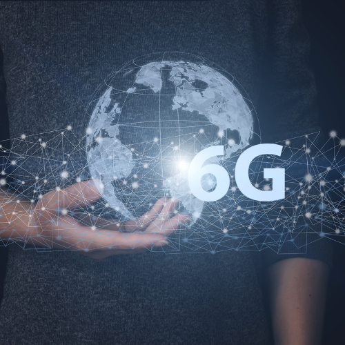 Conectividade 5G e 6G: quando tudo passa a acontecer em tempo real 2 Interface digital de rede global destacando a evolução para a Conectividade 5G e 6G.