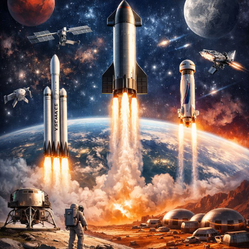 A Nova Corrida Espacial: quando empresas privadas decidiram disputar o futuro fora da Terra 16 A Nova Corrida Espacial: quando empresas privadas decidiram disputar o futuro fora da Terra