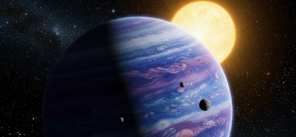 Esta nova imagem foca na majestade do exoplaneta HD 137010 b de uma forma mais limpa e direta