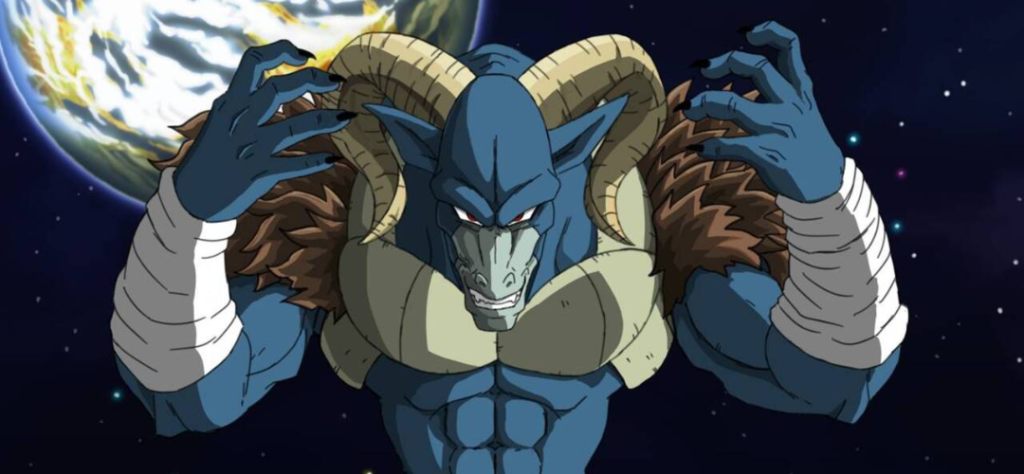 Moro Devorador de Planetas: quando Dragon Ball Super transforma a fome em ameaça cósmica 9
Esta imagem foca no vilão Moro em uma pose de pura angústia ou fúria incontrolável, situada nas profundezas do espaço sideral.